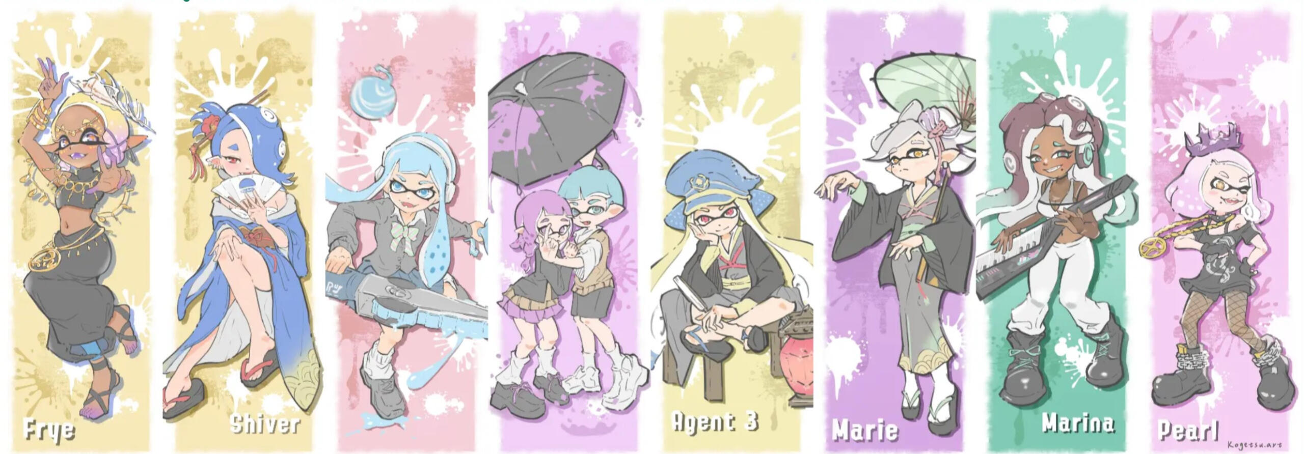 Splatoon Bookmarks
